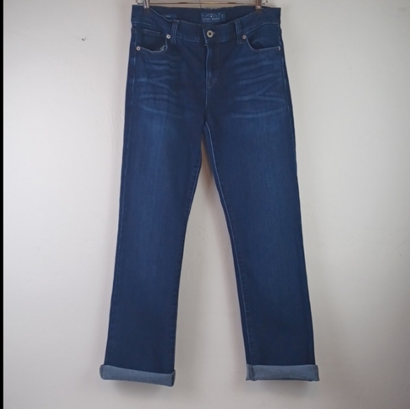 ♥️Bundle Only♥️Lucky Brand Brooke Boot Raw Hem Boy Friend Like Cut Jeans - Picture 2 of 14